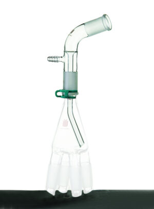 Distillation, A55 angled distribution adapter, for receiving set, Bredt