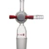 Adapter A68, stopcock PTFE, ''T''-bore, 90°, flushing