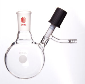 Schlenk flask F54, reaction, vacuum valve