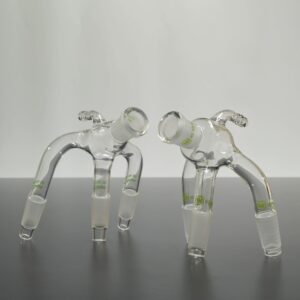 Second-hand vacuum and Claisen glass adapters