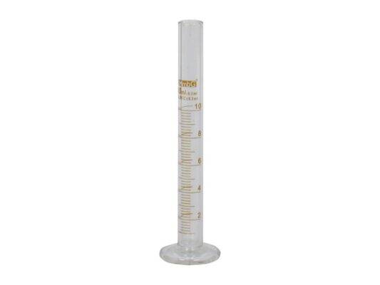 Borosilicate glass graduated measuring cylinder