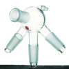 Distillation, receiver, with hose connection