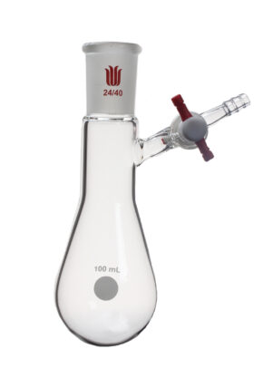 Schlenk flask F90, modified, PTFE stopcock