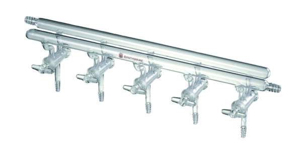 Manifold M40, hollow glass stopcocks, double