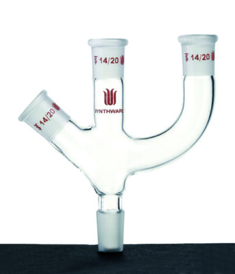 Synthware Adapter A11, distilling head, 3-neck, Claisen