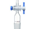 Synthware Adapter A38, stopcock PTFE, 90°, inner joint, vacuum/gas