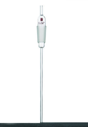 Synthware Adapter A50, drip tube, ground joint, reduced diameter, extended