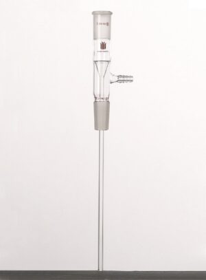 Synthware Adapter A65, vacuum receiver, inlet with hose connection, long stem