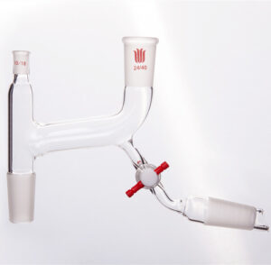 Synthware Adapter, distilling head, 2-neck, Claisen, thermometer, stopcock (FT-448)