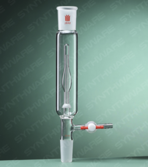 Synthware Bubbler B26, mineral oil, with check valve, PTFE stopcock