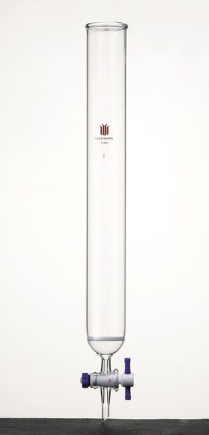 Synthware Chromatography, column C36C, beaded top, heavy wall design, fritted disc