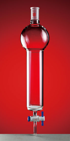 Synthware Chromatography, column C39C, with reservoir, fritted disc