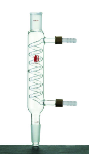 Synthware Condenser C52, coiled, removable hose connections