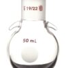Synthware Flask F33, 1-neck, round bottom, with hooks