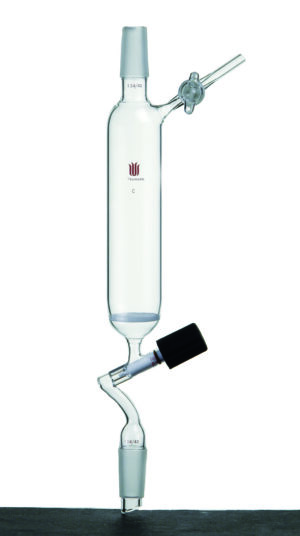 Synthware Funnel F40C, fritted, top with inner joint