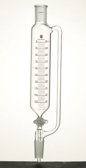 Synthware Funnel F62G, pressure equalizing, glass stopcock