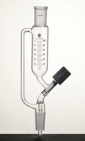 Synthware Funnel F64, pressure equalizing, vacuum valve