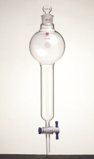 Synthware Funnel F68A, separation, with stopper, sure-grip