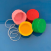 Synthware GL45-C Cap, PP, sealing ring, red