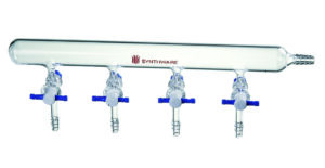 Synthware Manifold M19, PTFE stopcocks, single