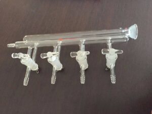 Synthware Manifold M34, solid glass stopcocks, double (M340004S)