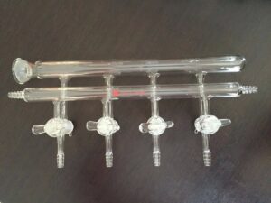 Synthware Manifold M35, solid glass stopcocks, double (M350004S)