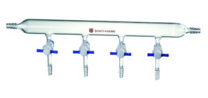 Synthware Manifold M49, PTFE stopcocks, single