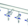 Synthware Manifold M53, PTFE stopcocks, single
