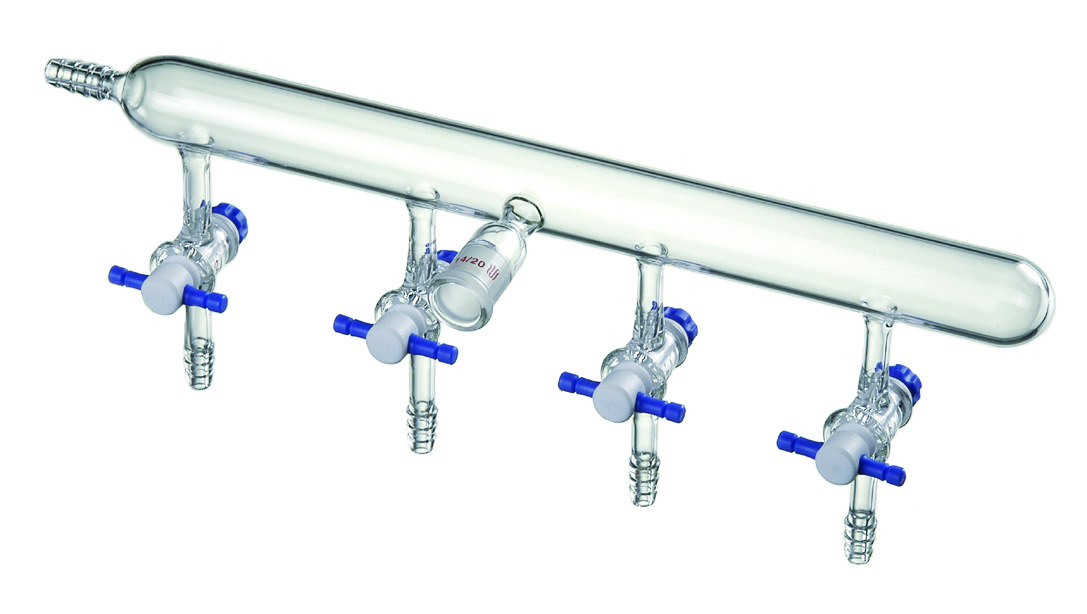 Synthware Manifold M53, PTFE stopcocks, single