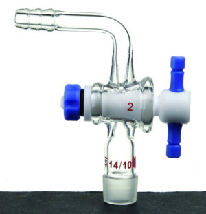 Synthware Microscale, adapter A38m, stopcock PTFE, 90° (A381410)