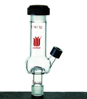Synthware Microscale, adapter H12, Hickman distilling head, with side port (H121410)