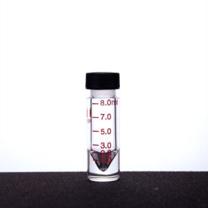 Synthware Microscale, conical reaction vial V13S, heavy wall, graduated, threaded, solid screw cap