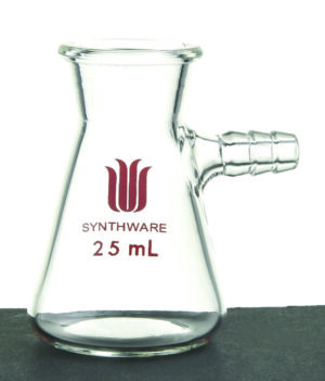 Synthware Microscale, flask F15m, Erlenmeyer, hose connection