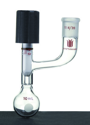 Synthware Schlenk flask F46, storage, vacuum valve and outer joint