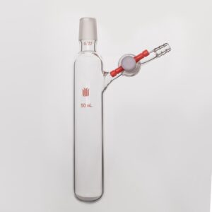 Synthware Schlenk tube F69SB, reaction, inner joint, PTFE stopcock
