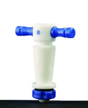 Synthware Stopcock plug, T-bore 2mm, 1:5 PTFE (S201530)