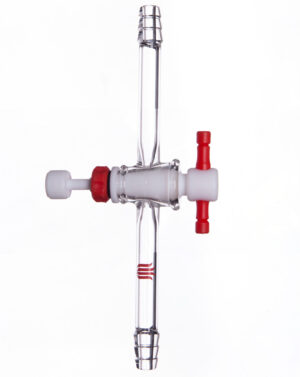 Synthware Stopcock S15, PTFE straight bore, metering