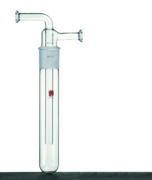 Synthware Vacuum trap, #15 O-ring joints, 45/40 cap style adapter (V325045DG)