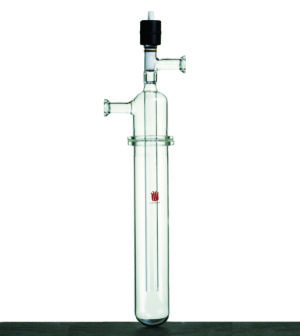 Synthware Vacuum trap V38, #15 O-ring joints, O-ring flat flange (V381512)