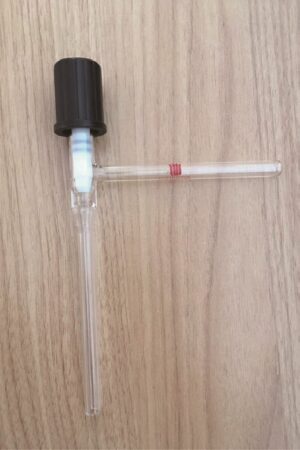 Synthware Valve S61, Vacuum, PTFE-Plug, protected O-ring, 90° (S610004T)