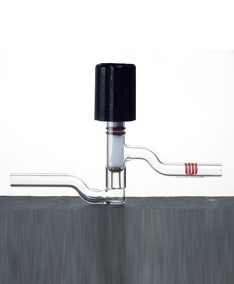 Synthware Valve, Vacuum, PTFE-Plug, O-ring, 180° (FT-416)