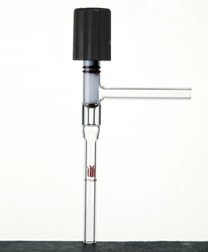 Synthware Valve, Vacuum, PTFE-Plug, O-ring, 90° (FT-414)